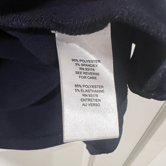 Tahari Women's Oversized Short Sleeve Cardigan in Navy with Pockes Size Large - Picture 4 of 6